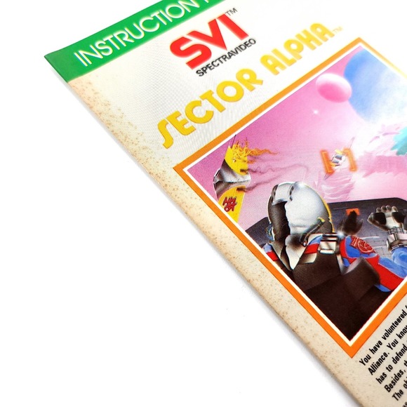 Sector Alpha (ColecoVision) Spectravideo Complete In Box Tested & Works - Picture 5 of 12